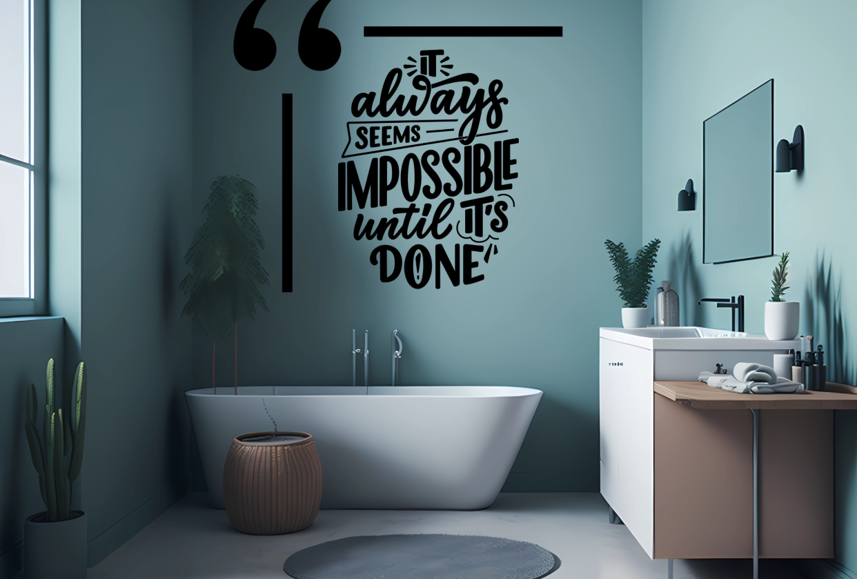 Bathroom Wall Art - student project