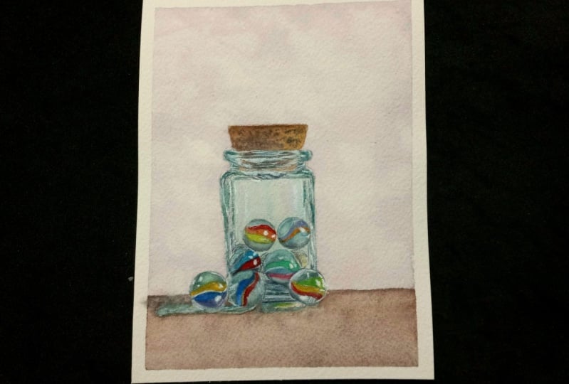 How to paint Transparent Glass