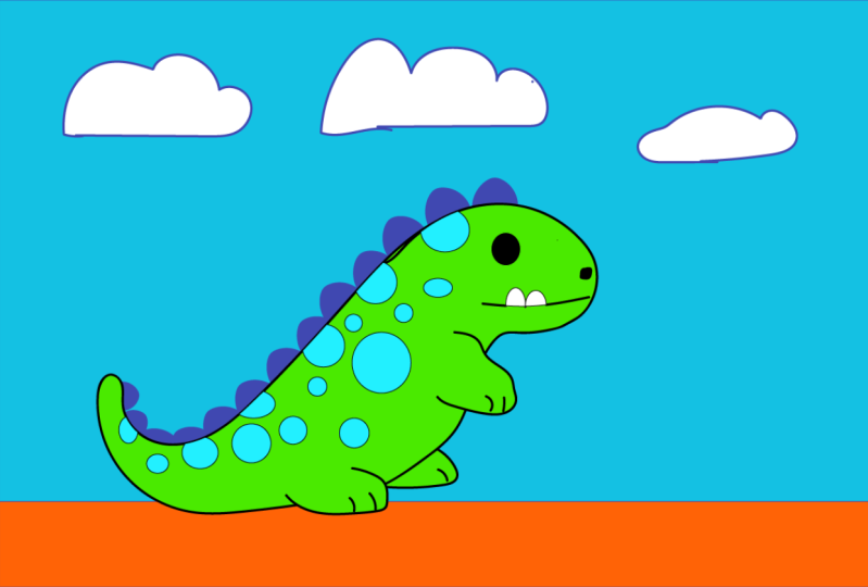 the dinosaur