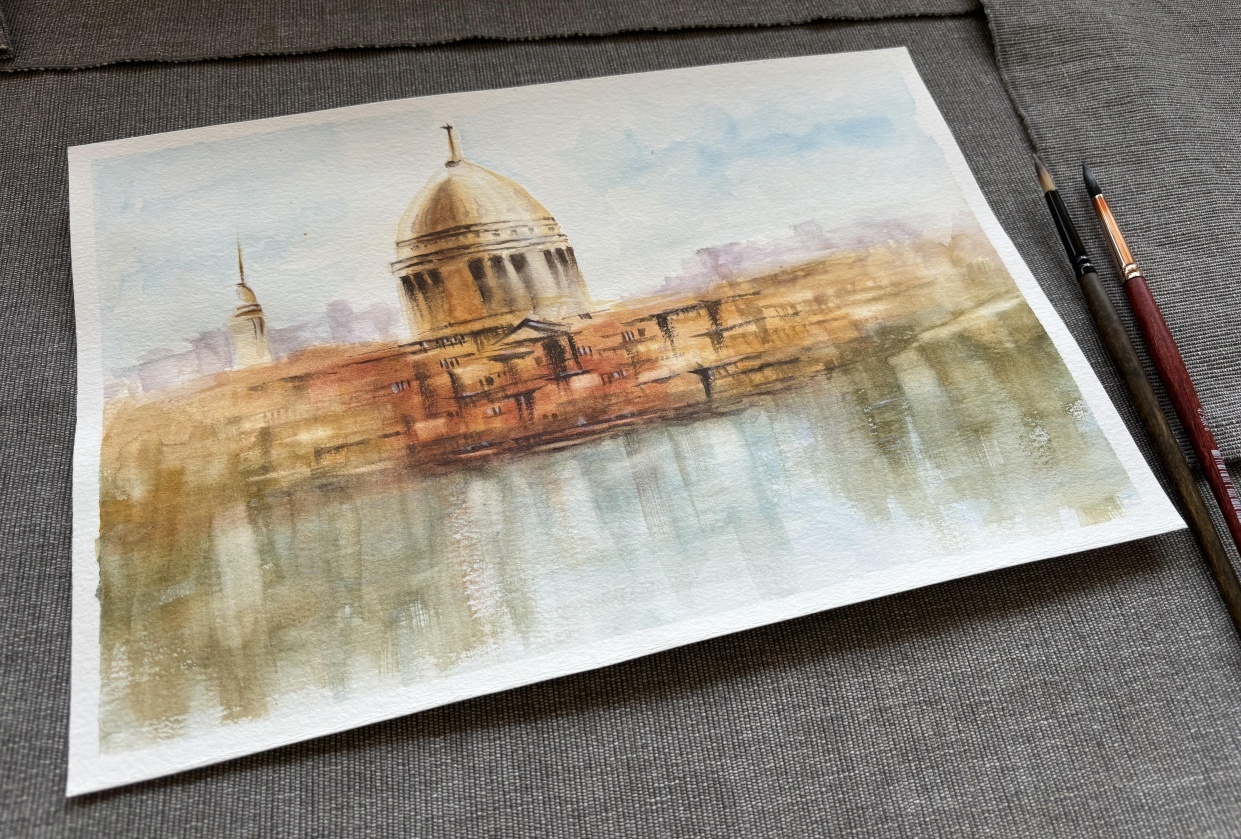 Loose Watercolour - student project