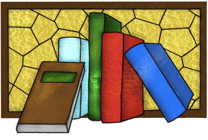 Stain glass books
