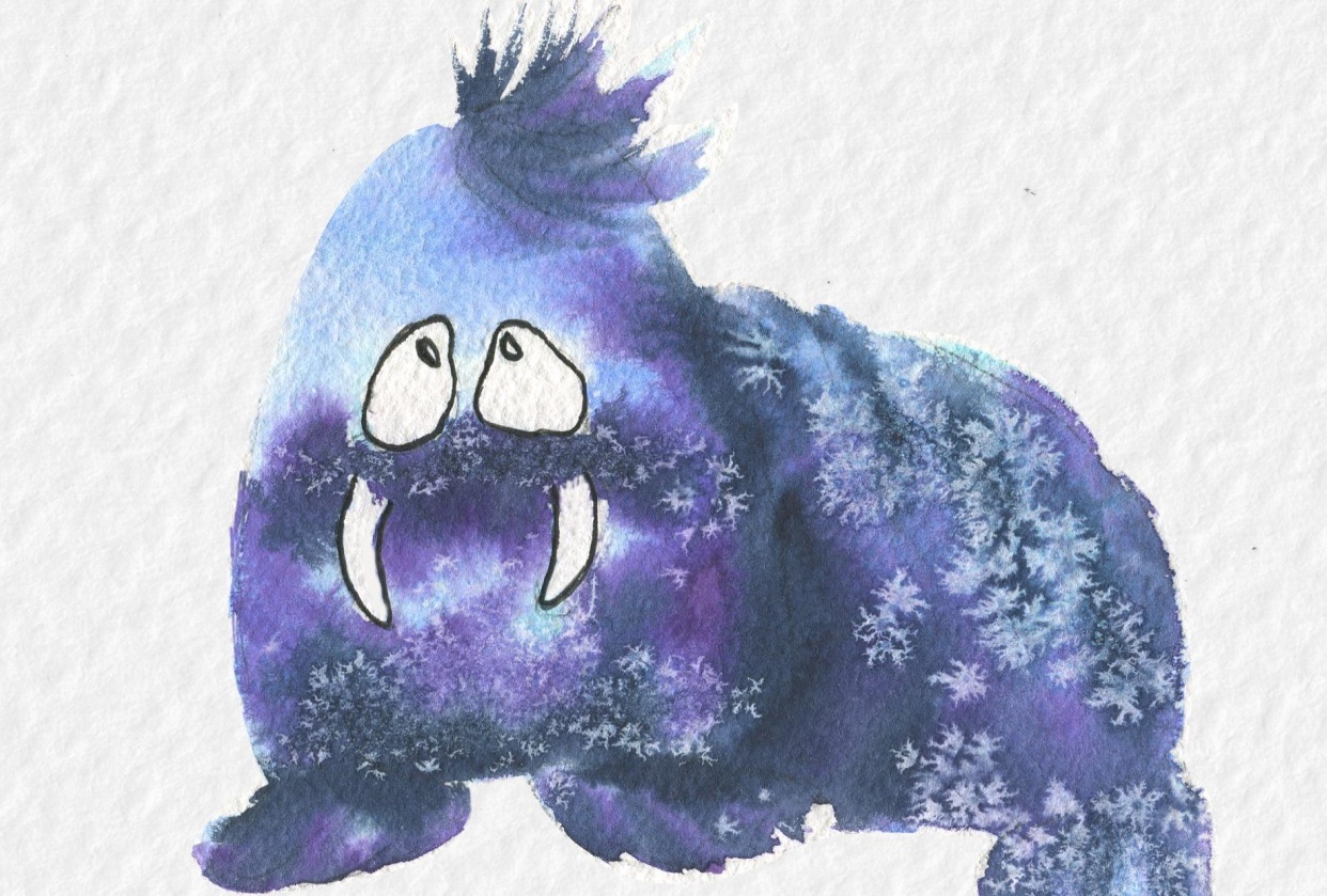 Fun Marine Animals with Watercolors! - student project