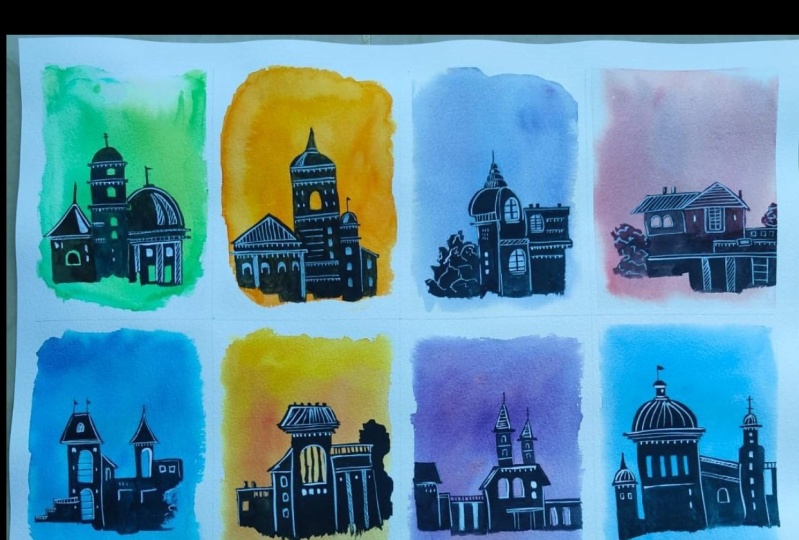 Urban Sketching Silhouettes with Rutvik