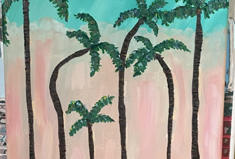 I love palm trees
