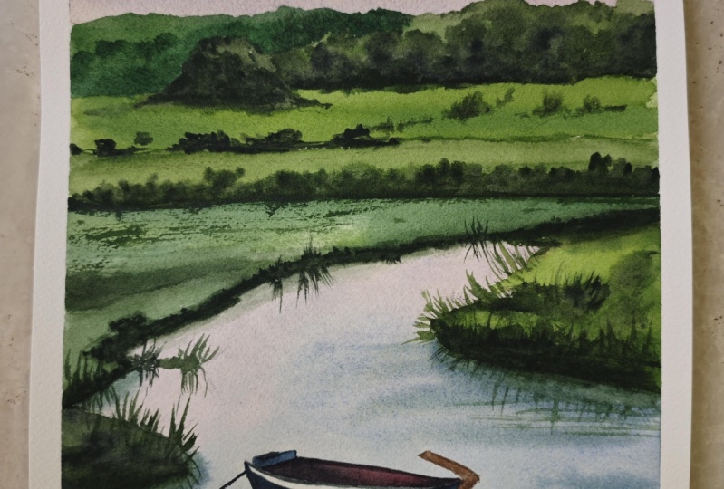 Landscape watercolor