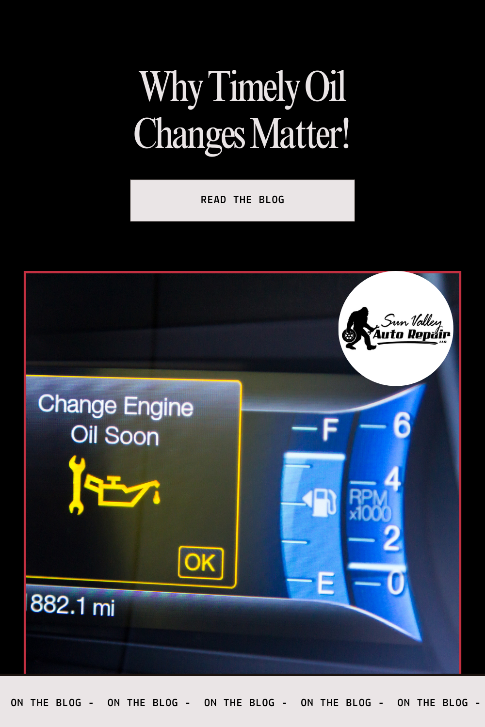 Why timely oil changes matter - student project