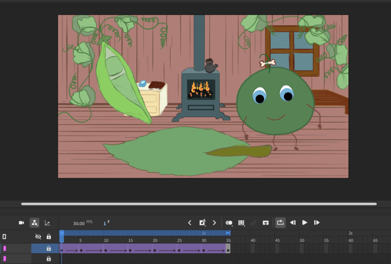 Animate a character
