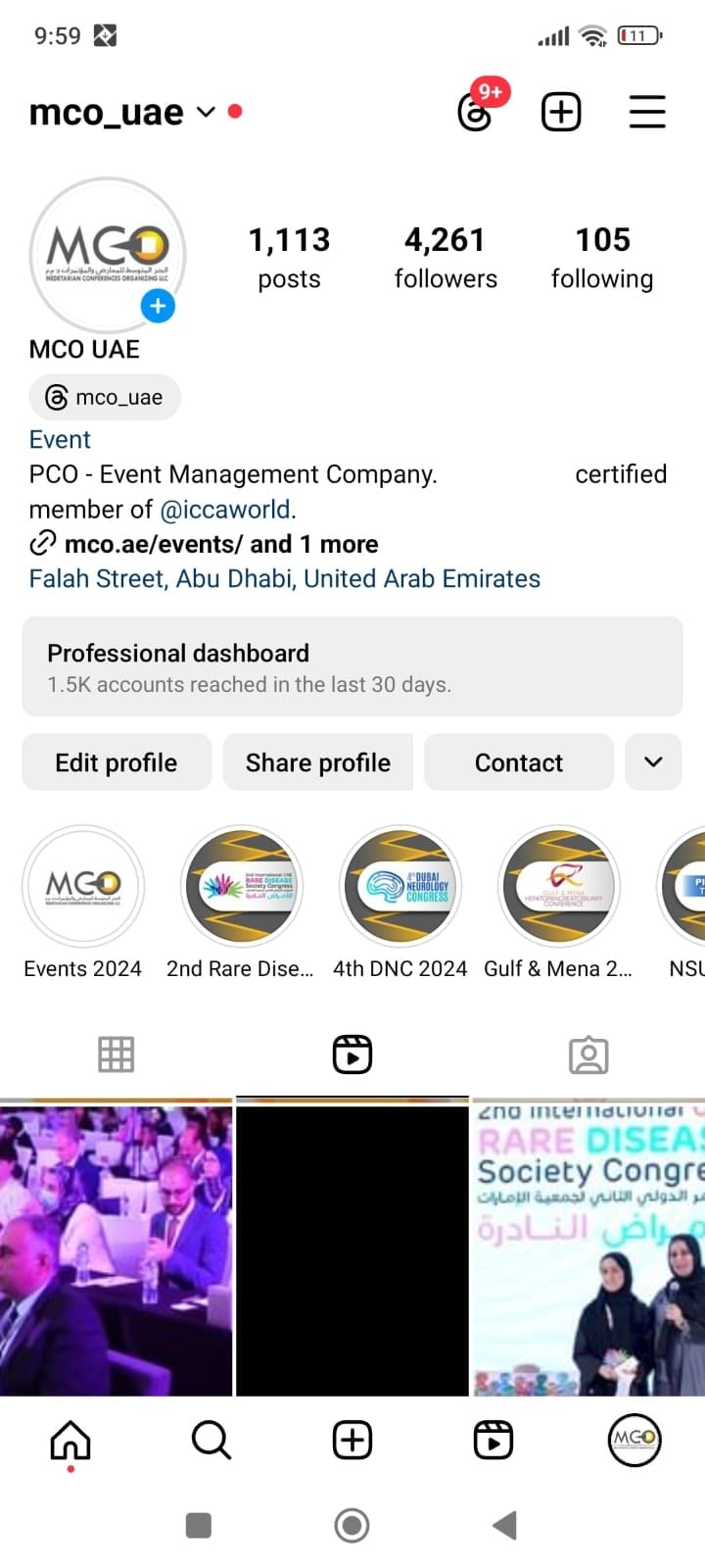 MCO Instagram - student project