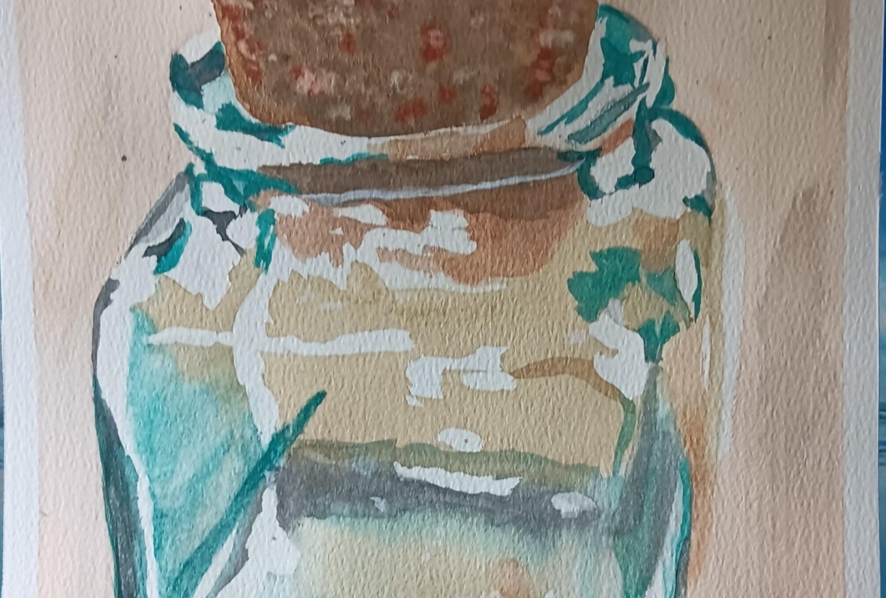 Glass Watercolour paintings - student project
