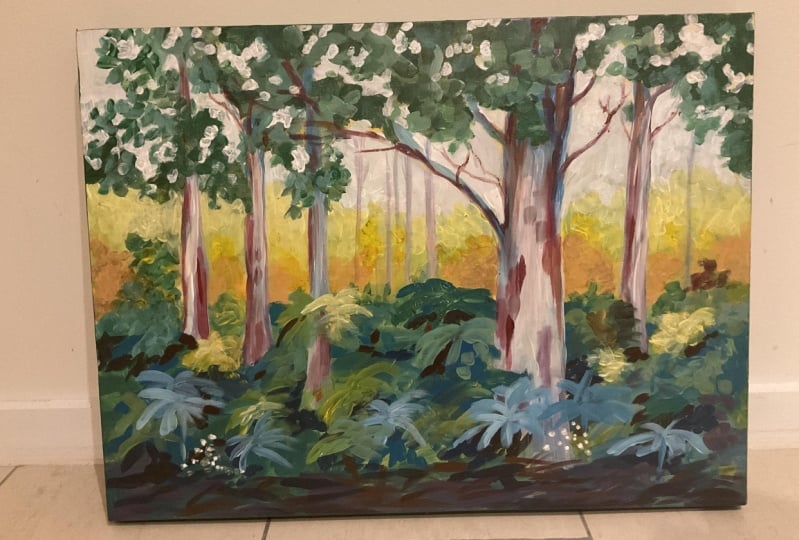 Backlit Forest
