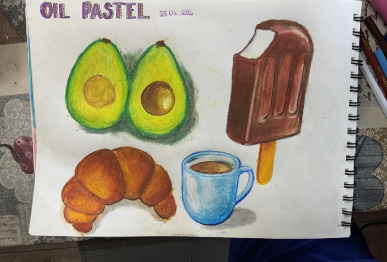 Oil pastel