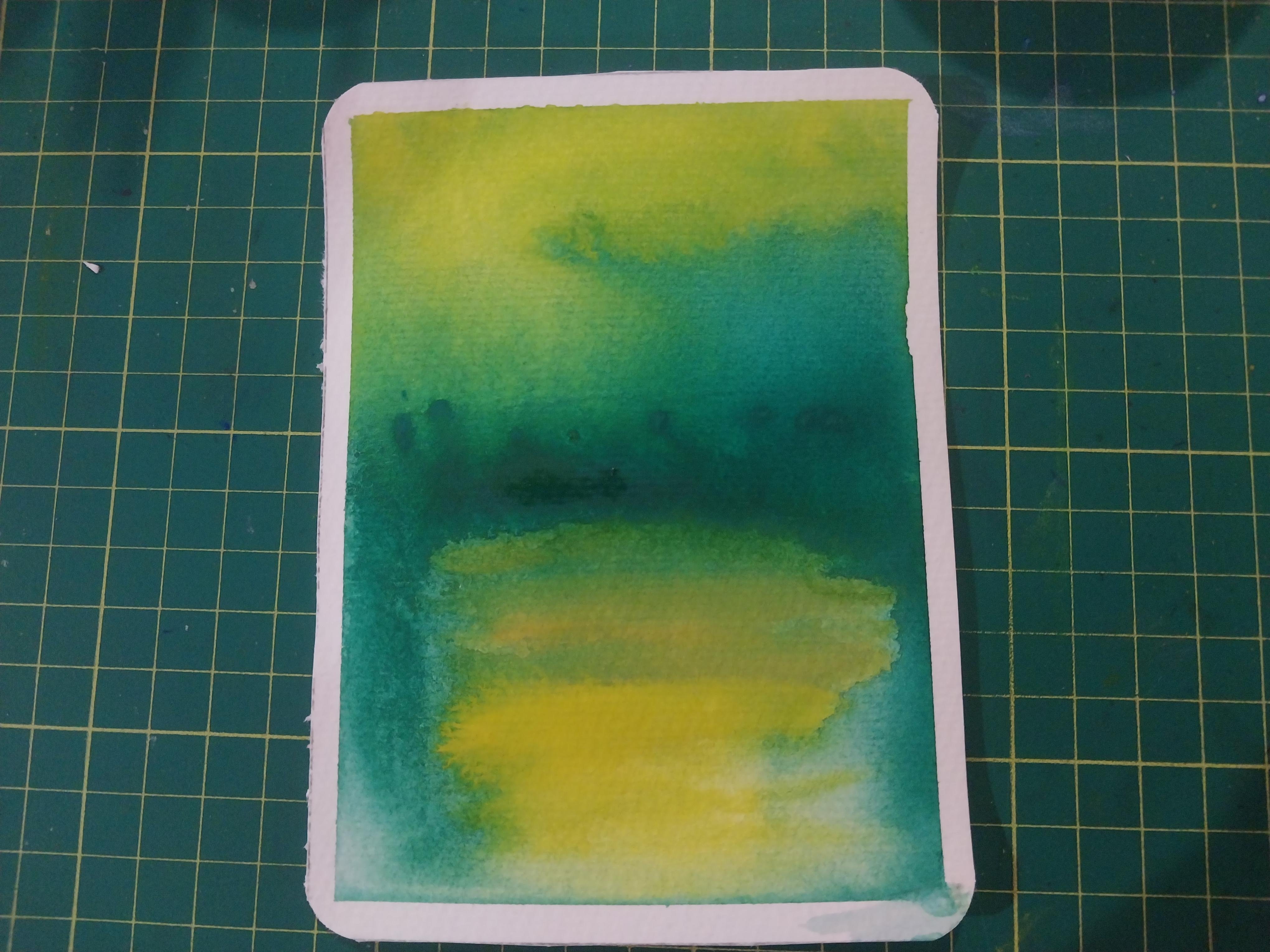 Watercolor landscape - student project