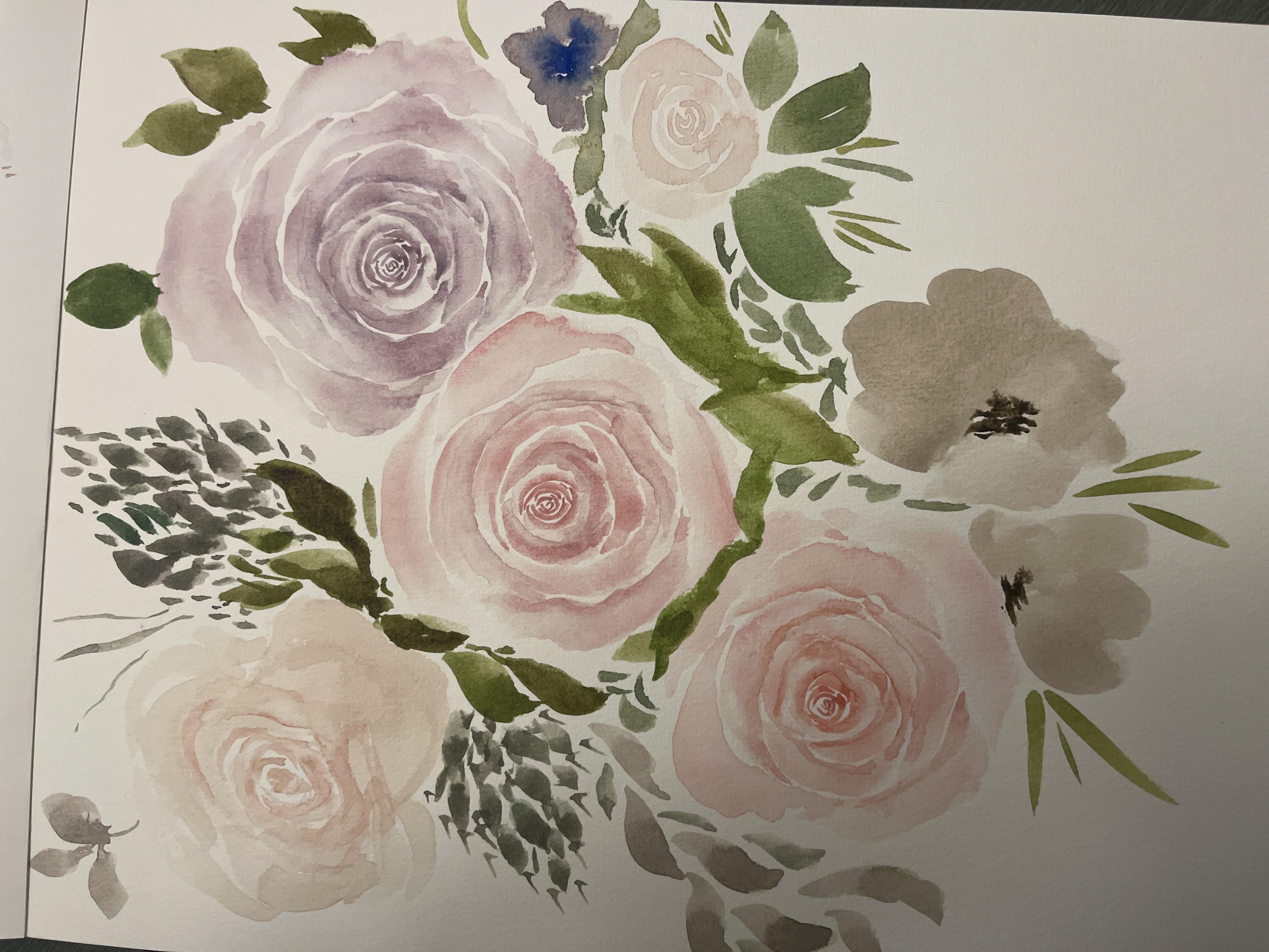 Bridal bouquet - student project