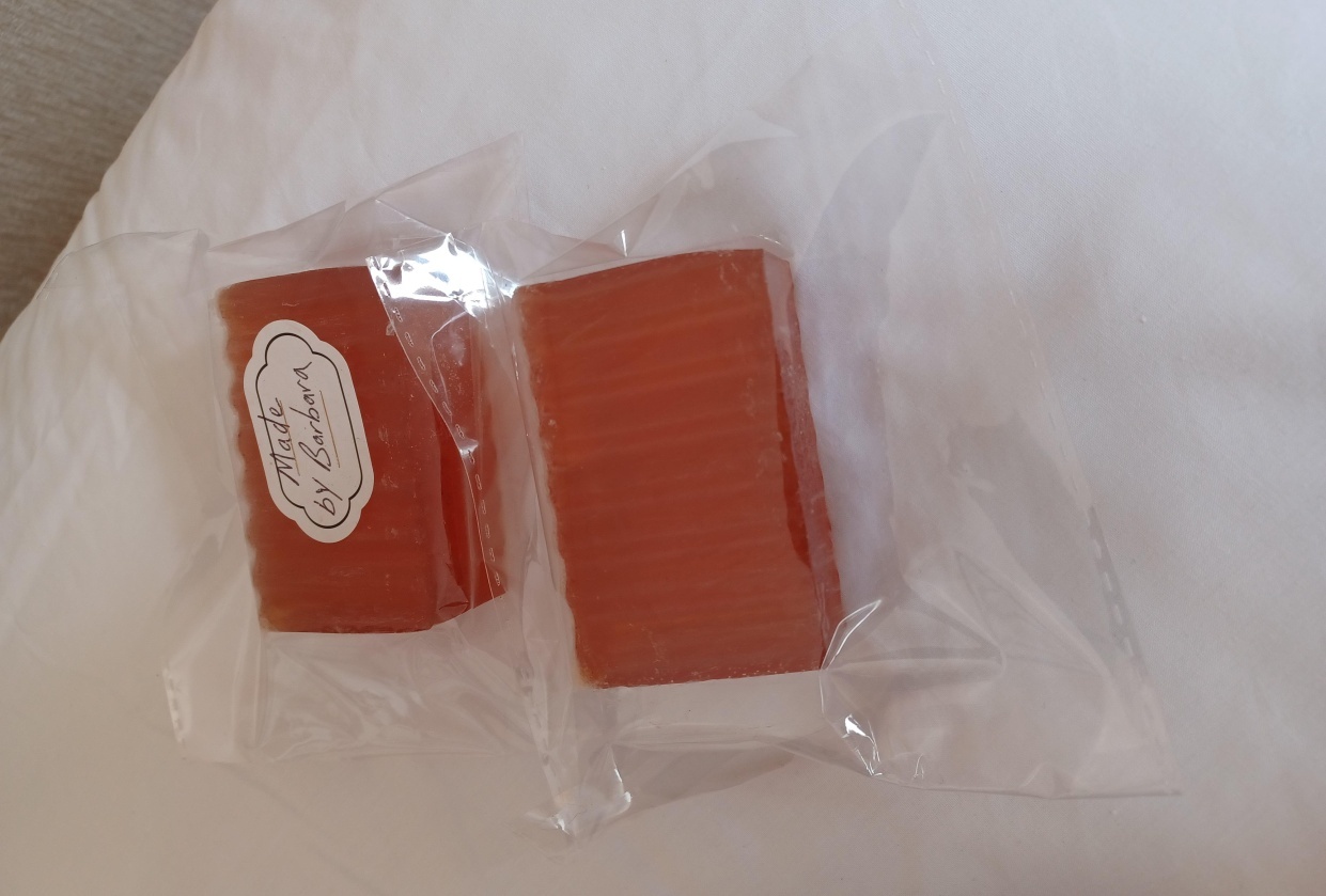 Aloe and turmeric soap - student project