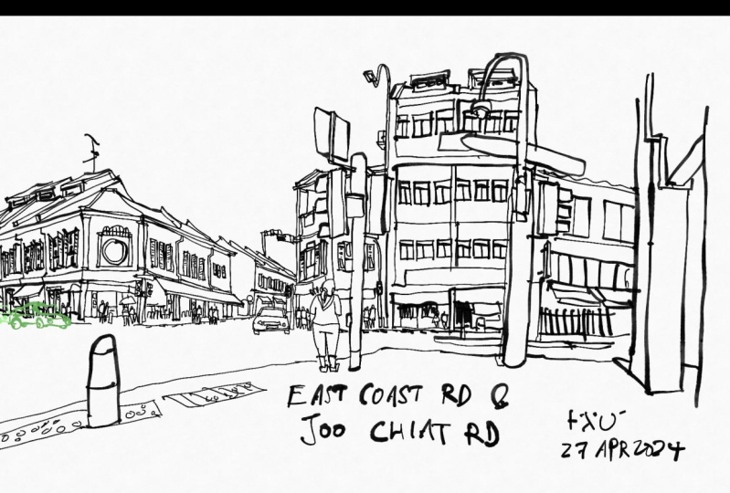 East Coast Rd, Joo Chiat Rd intersection