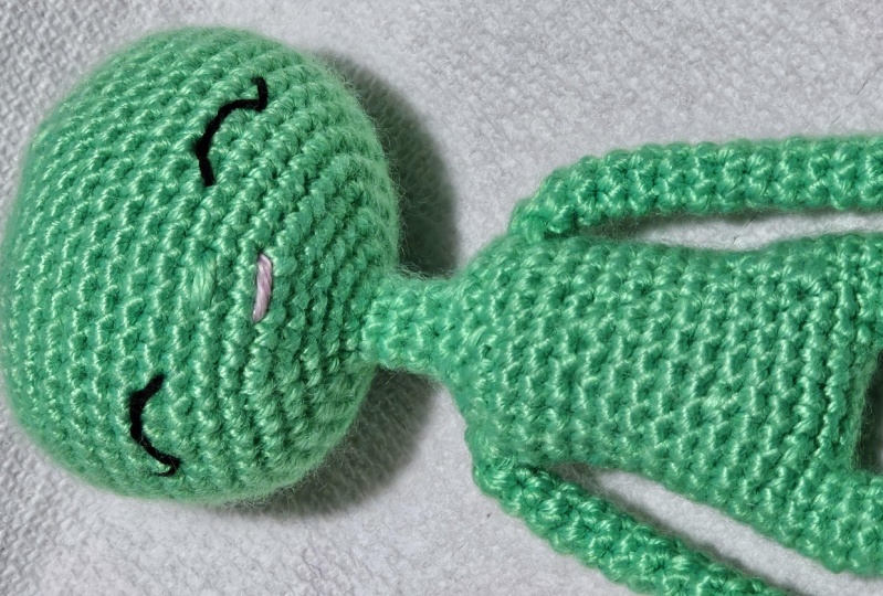Laughing Sleepy Eyes Embroidery