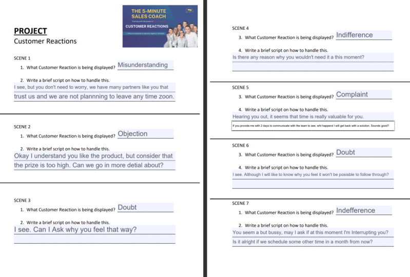 Project of Clients Attitudes