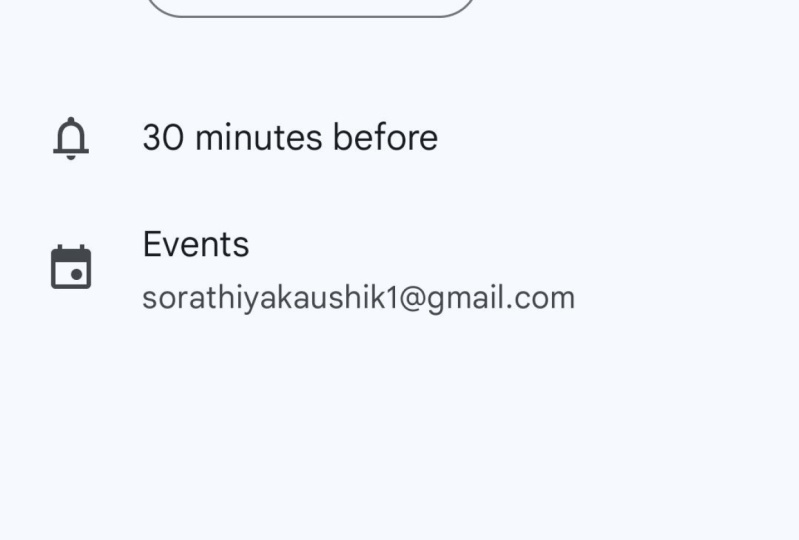 Google Calendar with time management