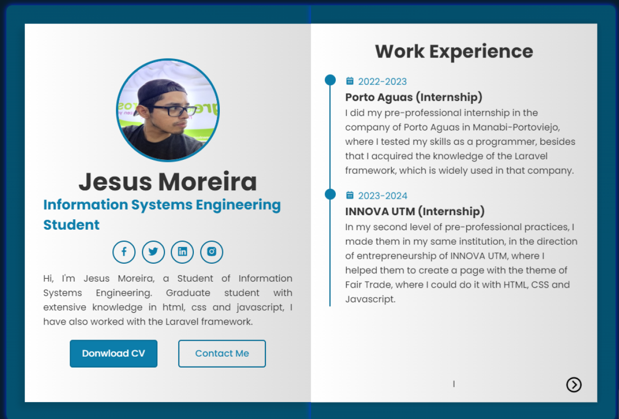 Responsive Website v1 - student project