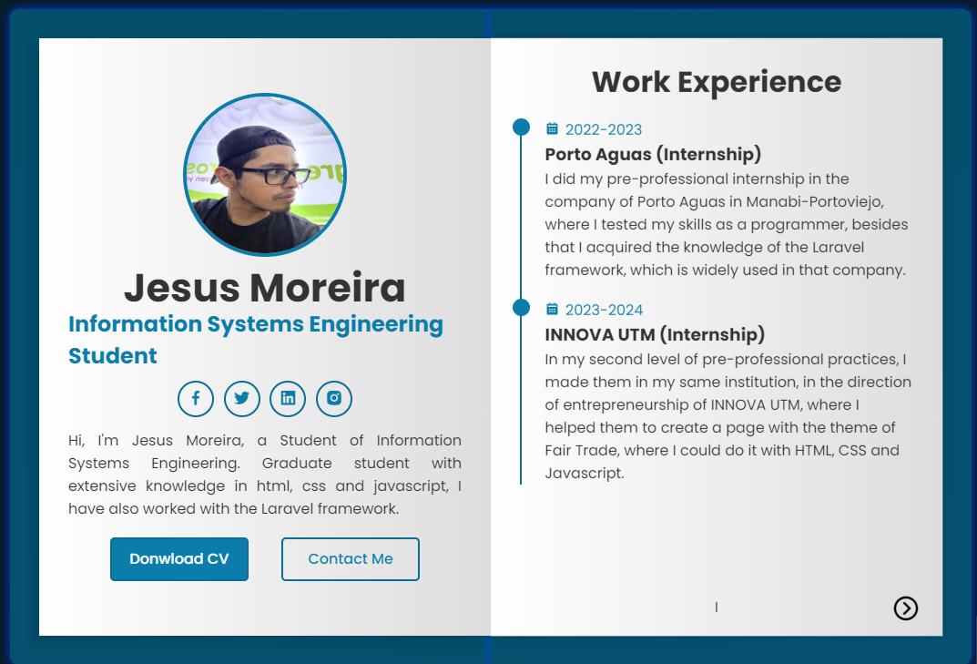 Responsive Website v1 - student project