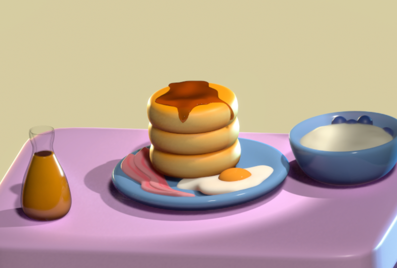 Breakfast table
