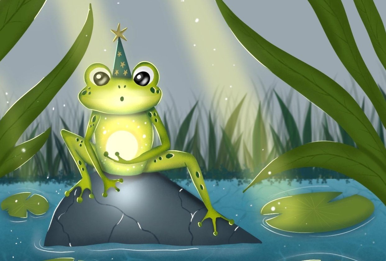 Digital illustration, character design & lighting techniques in Procreate - student project