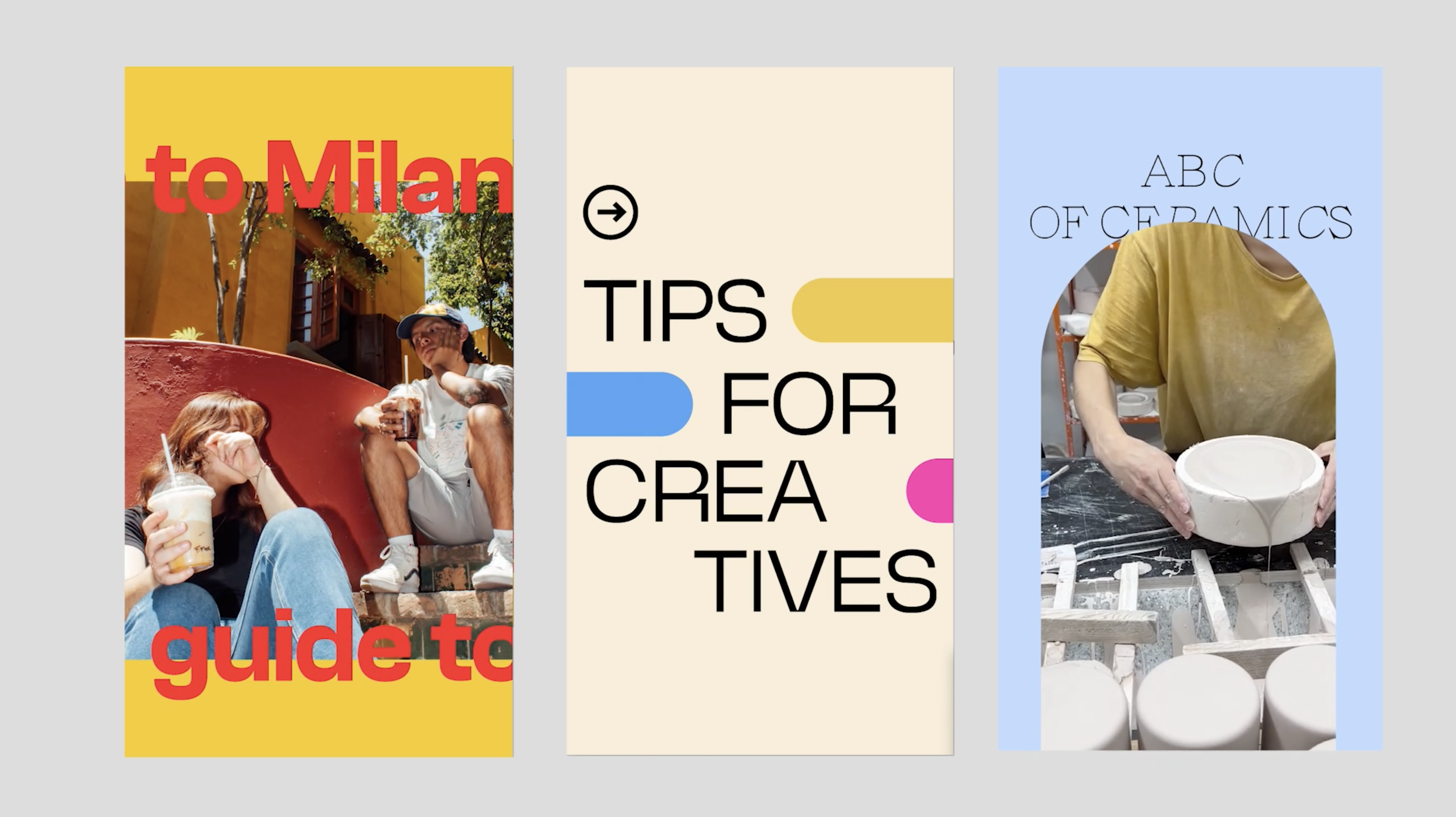 Figma animations: Guide to Milan & Tips for creatives - student project