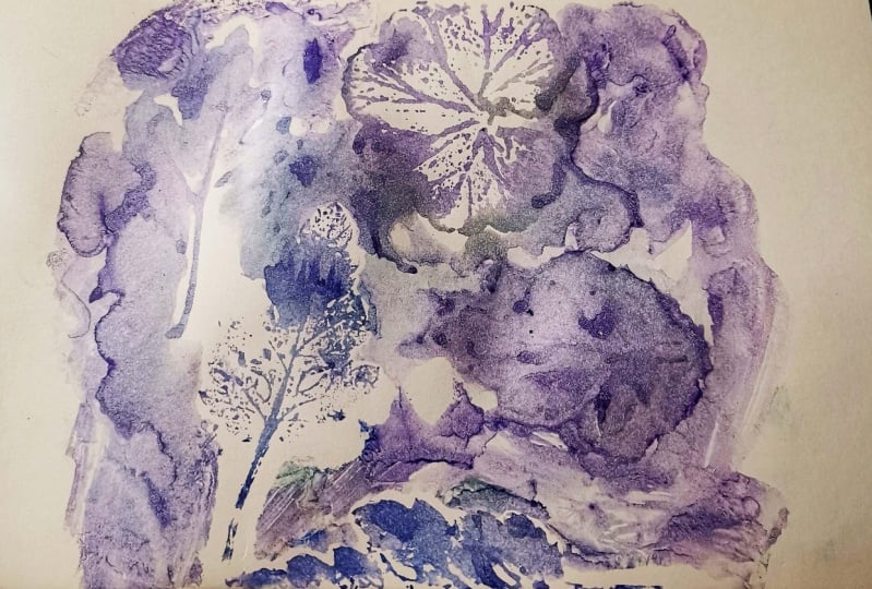 Journal Pages in Gel print