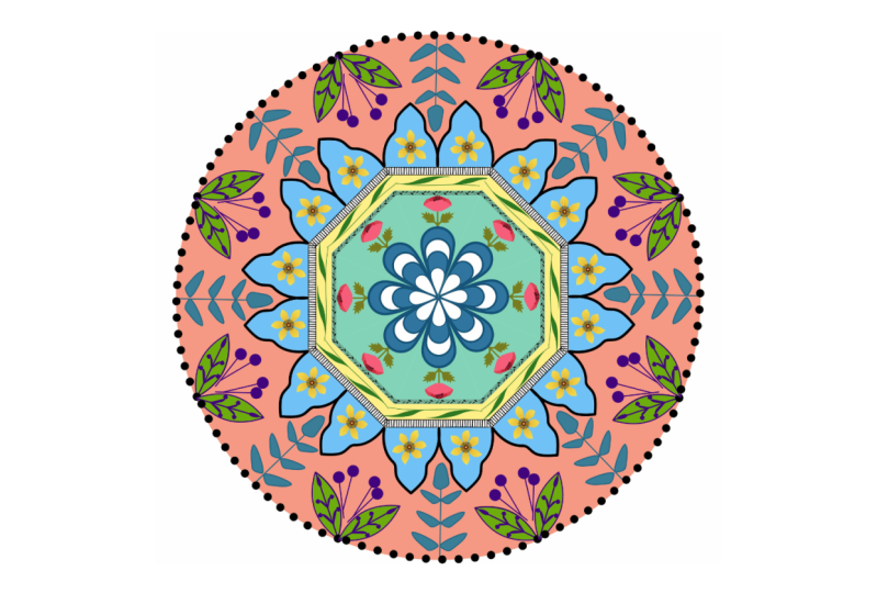 My first advanced Mandala plus another with texture