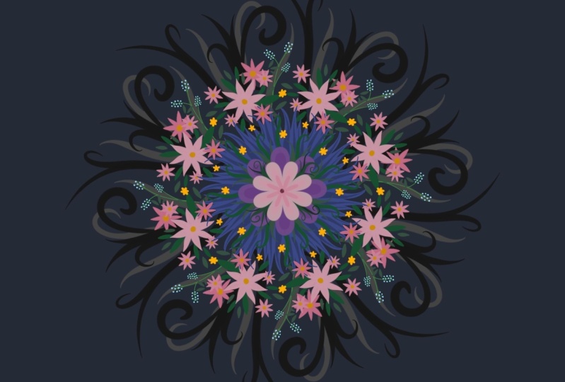 Floral (nature) doodle