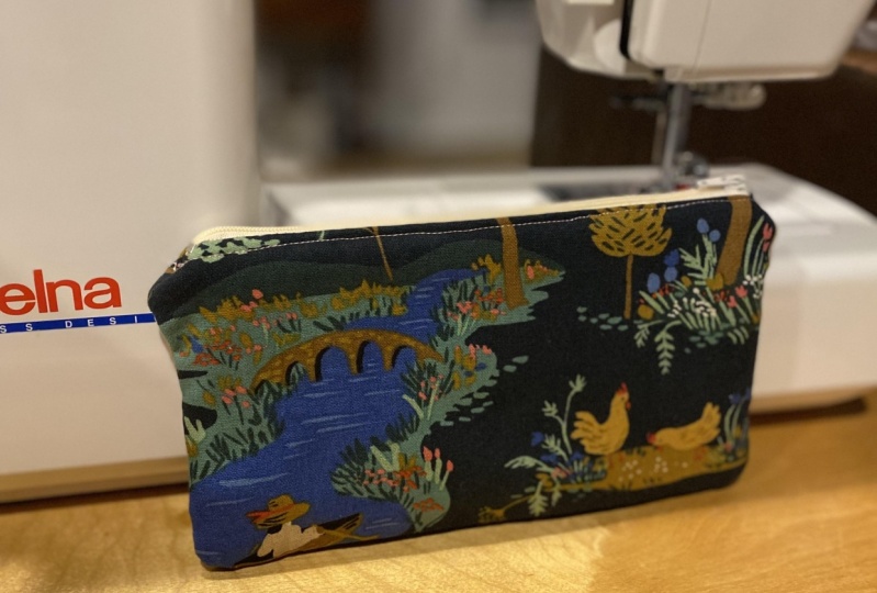 First zipper pouch