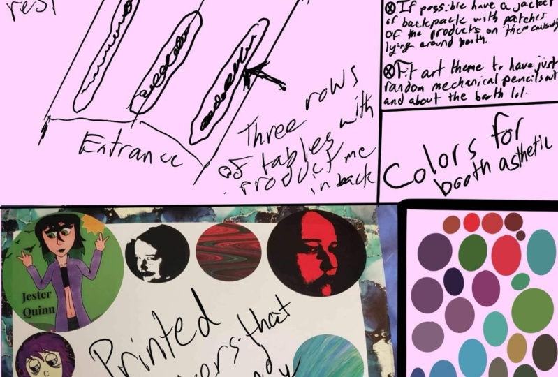 Mood board/Booth Plans