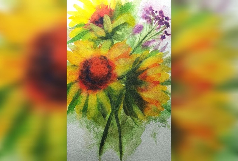 Sunflower Still Life