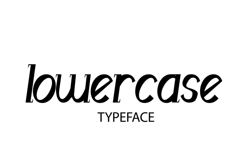 Lowercase Typeface