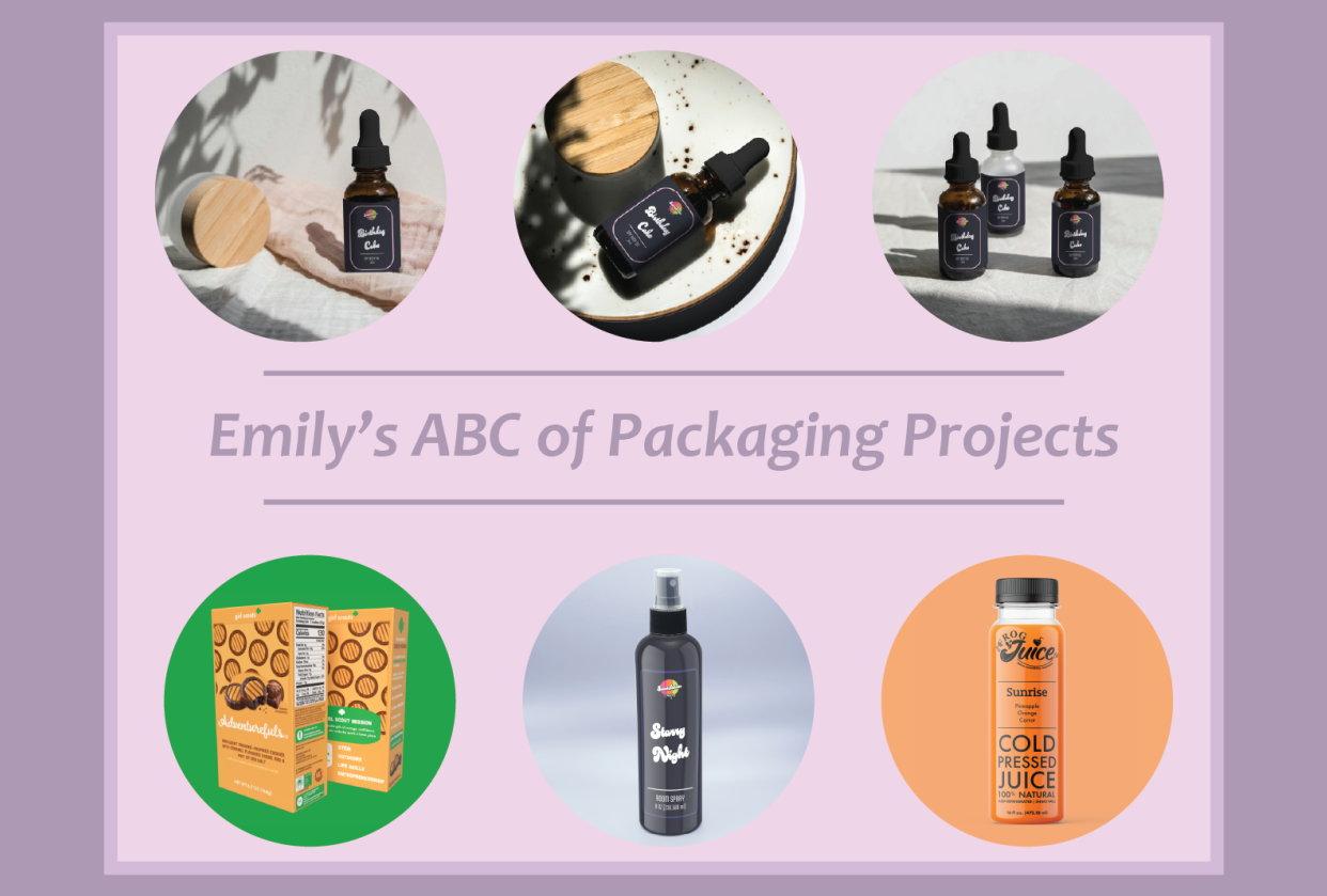 Emily's ABC of Packaging Design Projects - student project