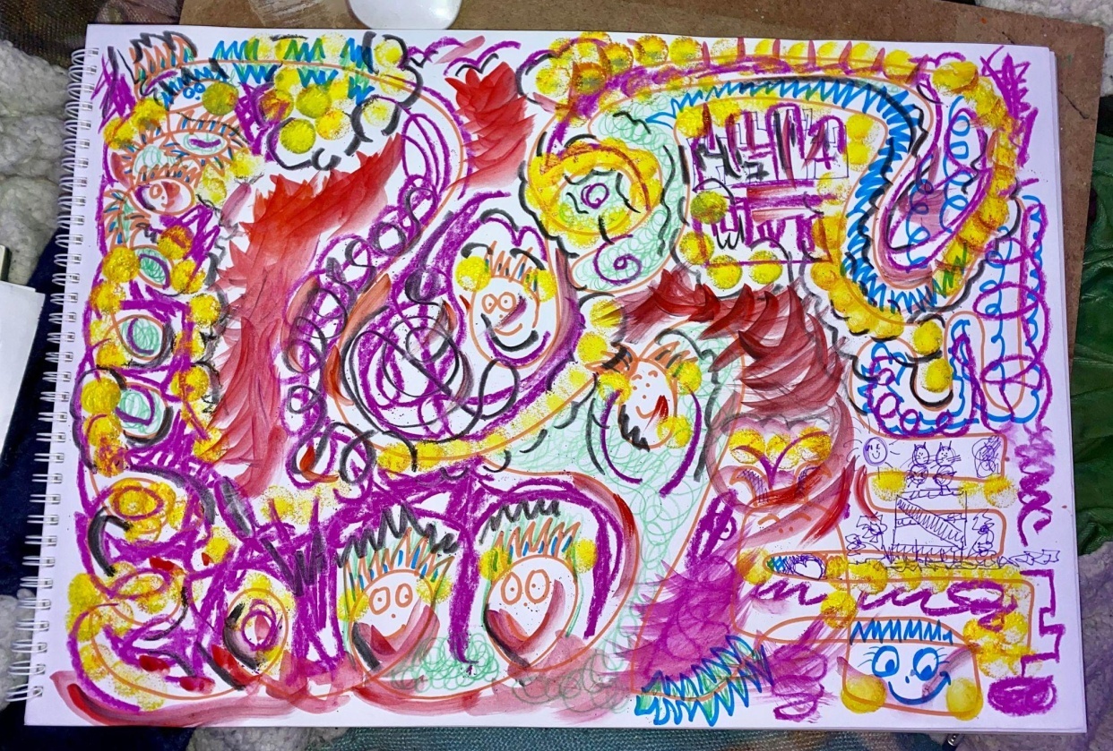 Art supply Relay! - student project