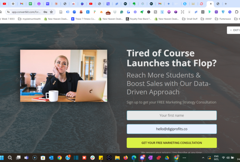 Course Creator Landing Page