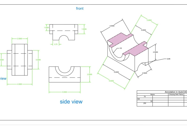 AutoCAD Fundamentals Project