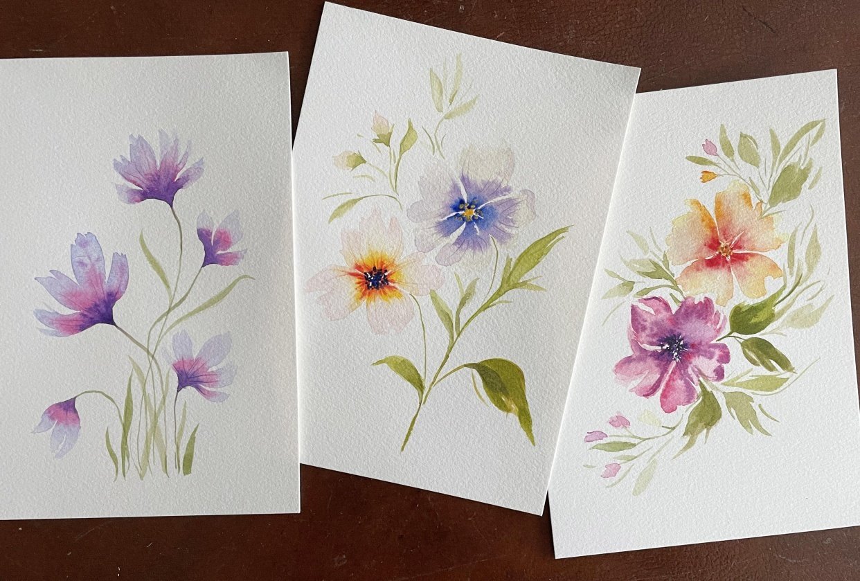Tranquil Blooms exercise - student project
