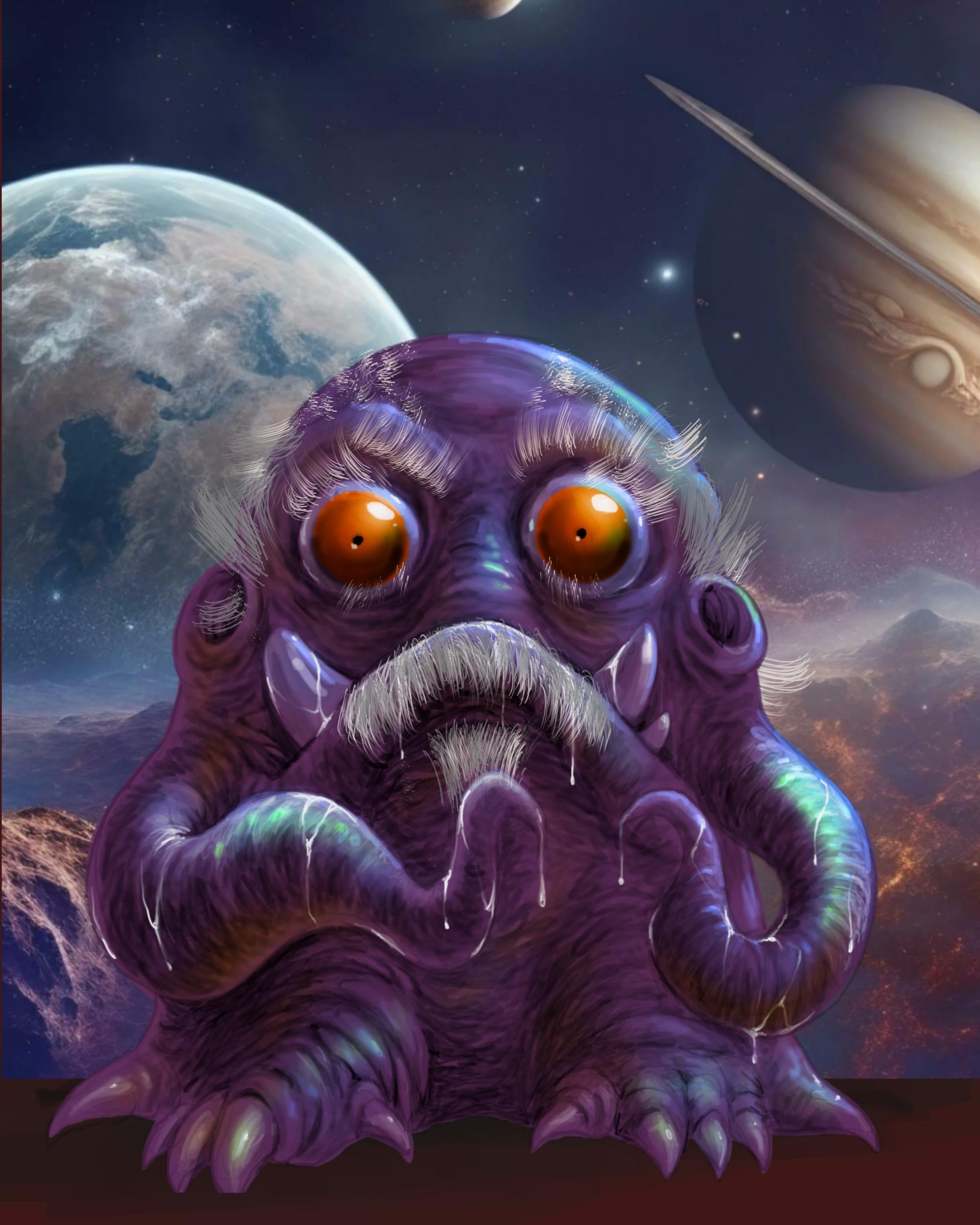 Hairy Monster - student project