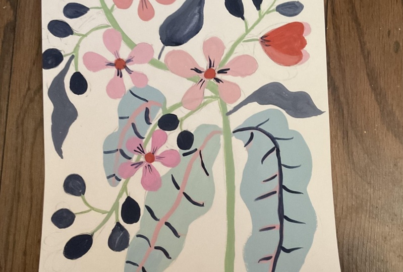 Old timey floral