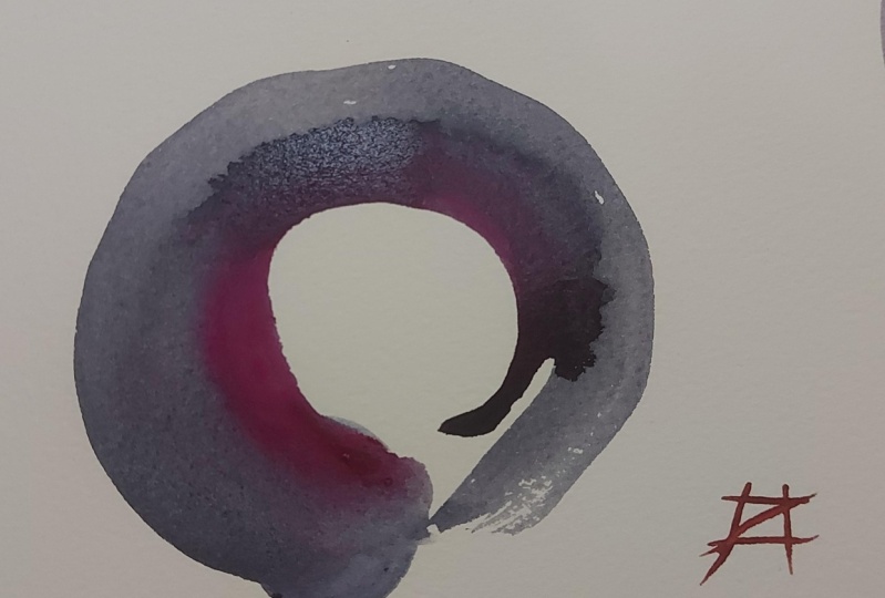 Enso: Create Japanese Meditative Watercolor