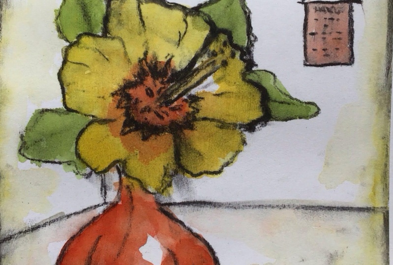 Watercolour and Charcoal