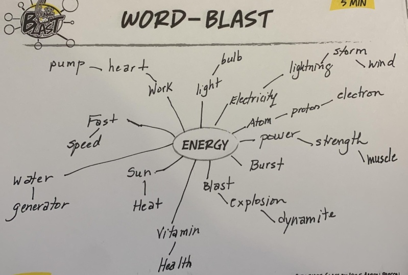 Word Blast Exercise
