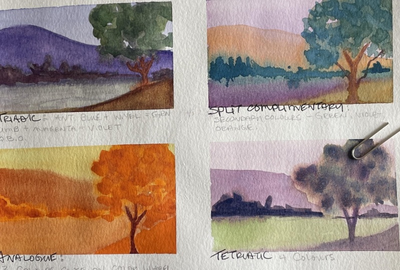 Exploring colour schemes
