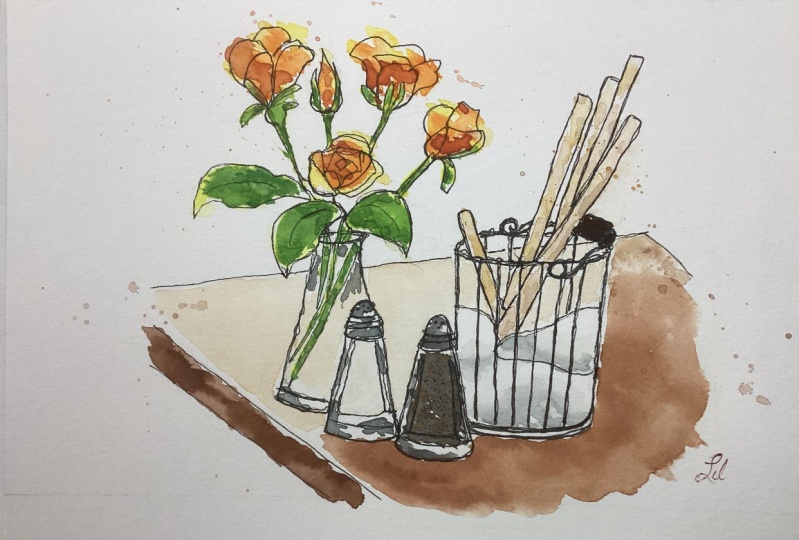 Still Life with one line