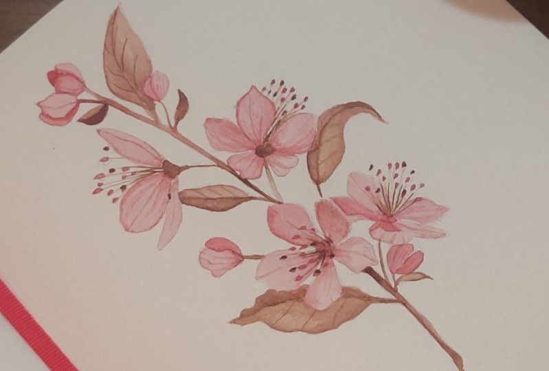 Spring Blossom Watercolor