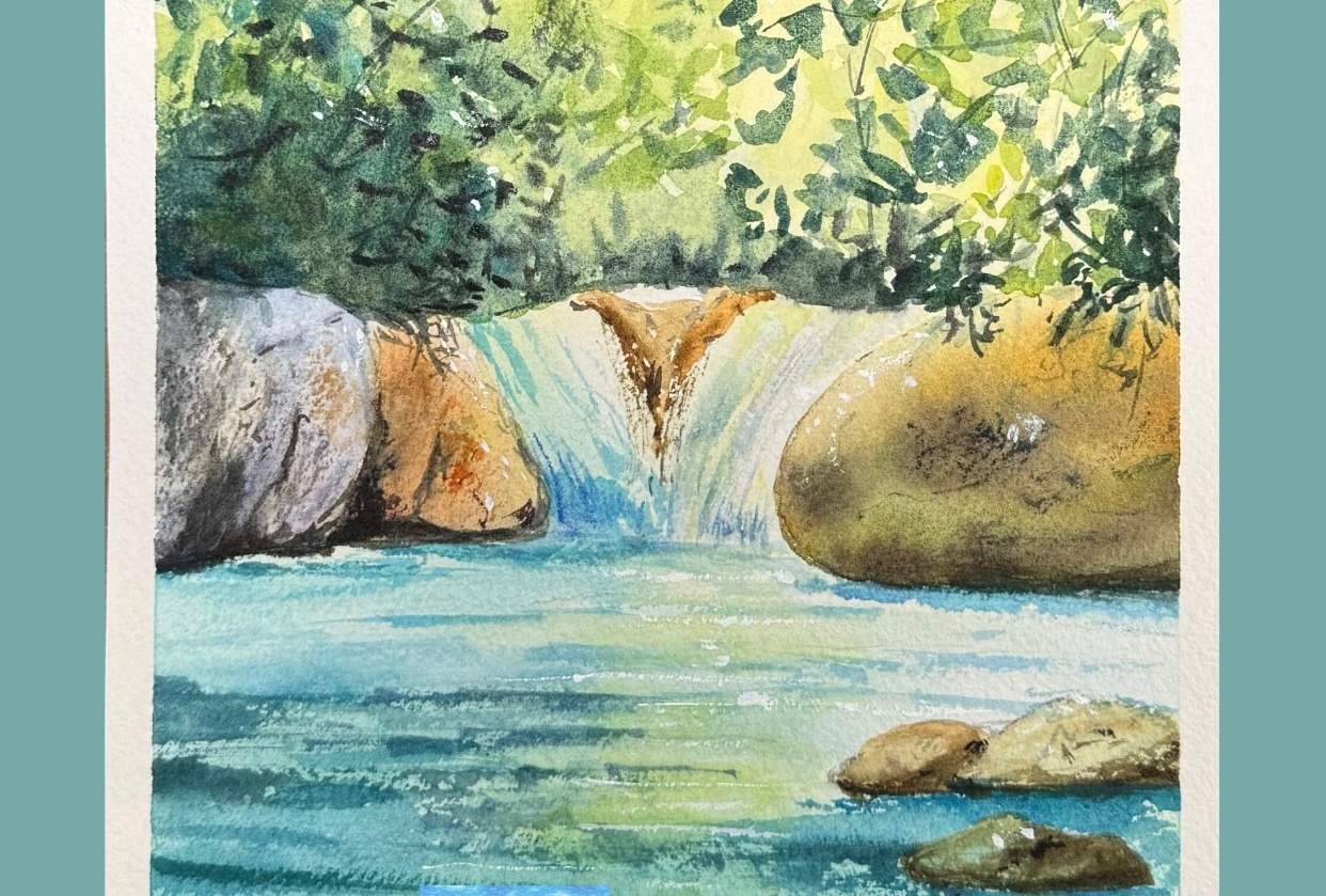 Alicia’s Waterfall in Memory of Lily - student project