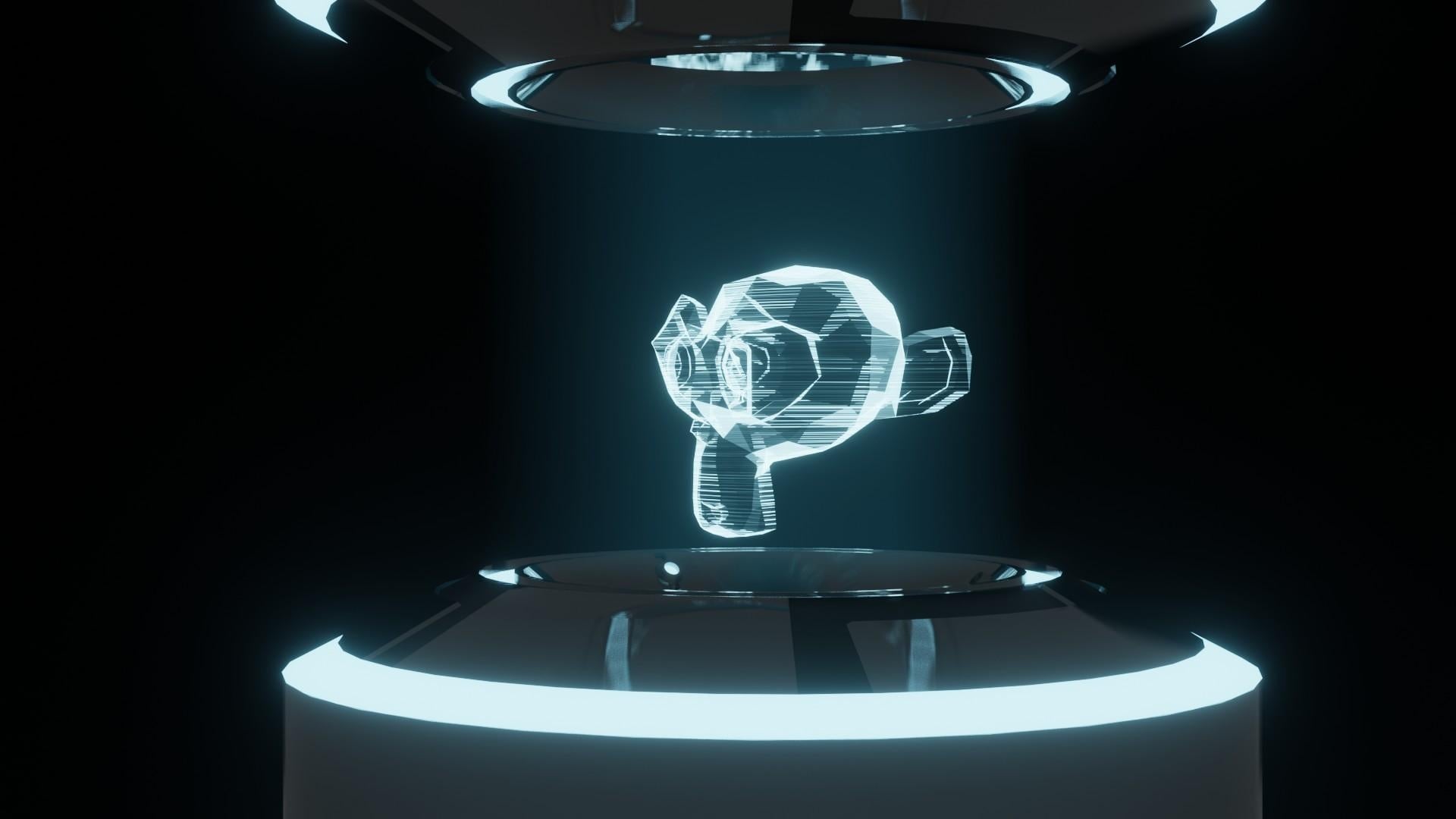 Hologram (Suzanne) - student project