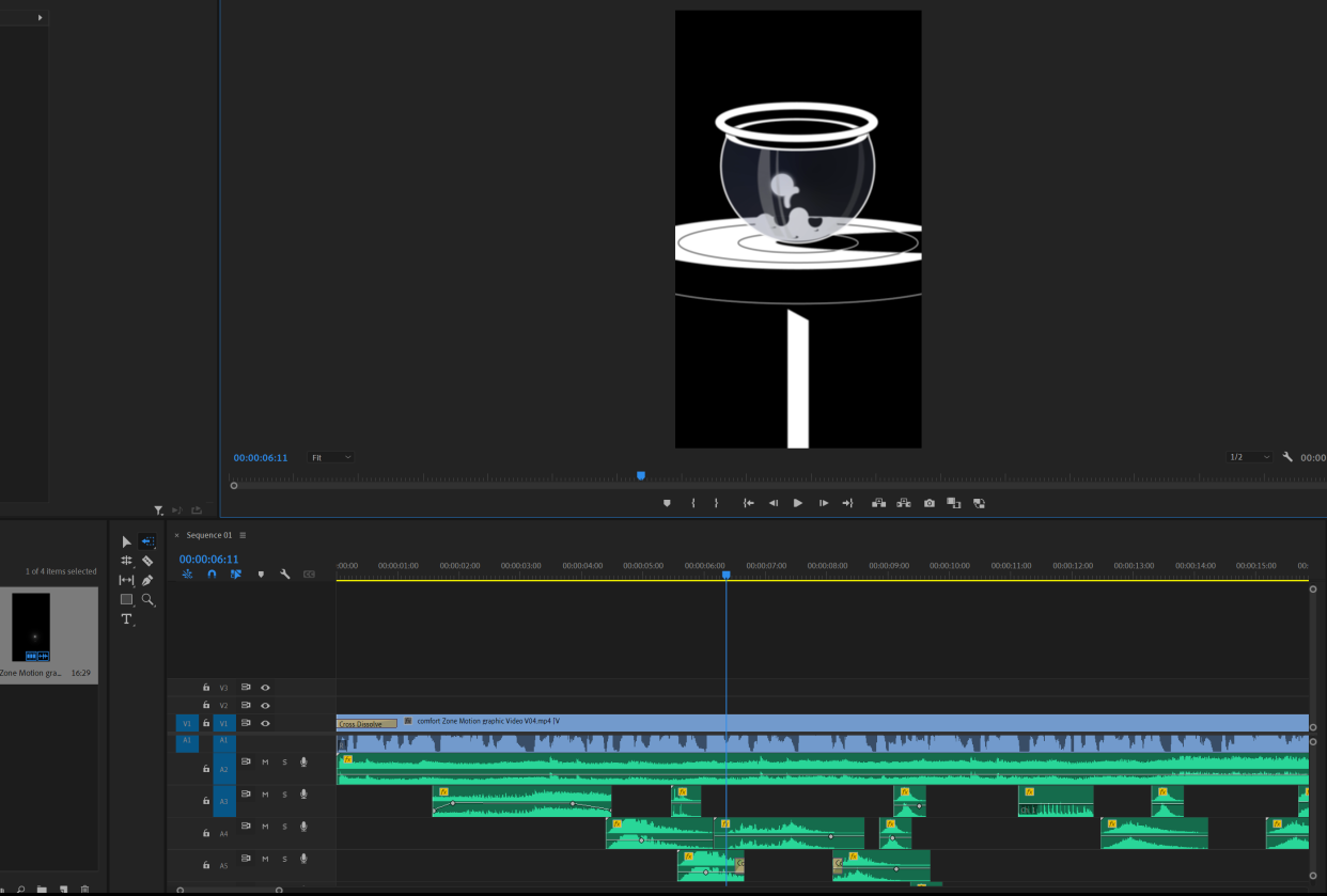 Comfort Zone - 2d Motion Graphic Video - student project